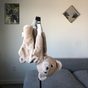 Bear plush bag